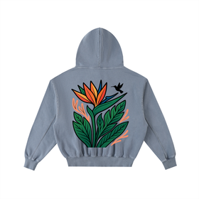 VXRA “Paradise Bloom” Heavy Fleece Hoodie