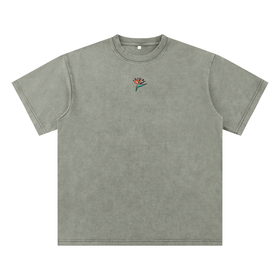 VXRA “Paradise Bloom” Snow-Washed T-Shirt