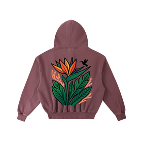 VXRA “Paradise Bloom” Heavy Fleece Hoodie