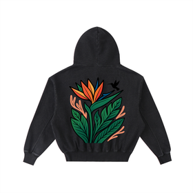 VXRA “Paradise Bloom” Heavy Fleece Hoodie