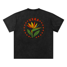 VXRA “Paradise Bloom” Snow-Washed T-Shirt