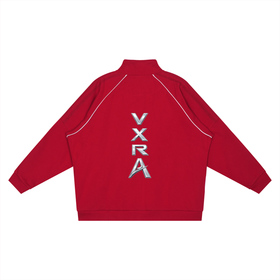 Reflection Striped Raglan Sleeve  Jacket