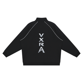 Reflection Striped Raglan Sleeve  Jacket