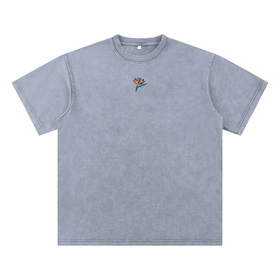 VXRA “Paradise Bloom” Snow-Washed T-Shirt