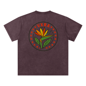 VXRA “Paradise Bloom” Snow-Washed T-Shirt