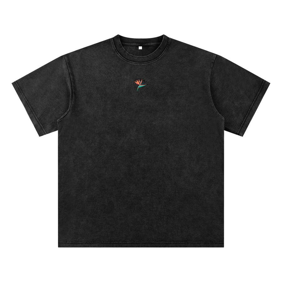 VXRA “Paradise Bloom” Snow-Washed T-Shirt